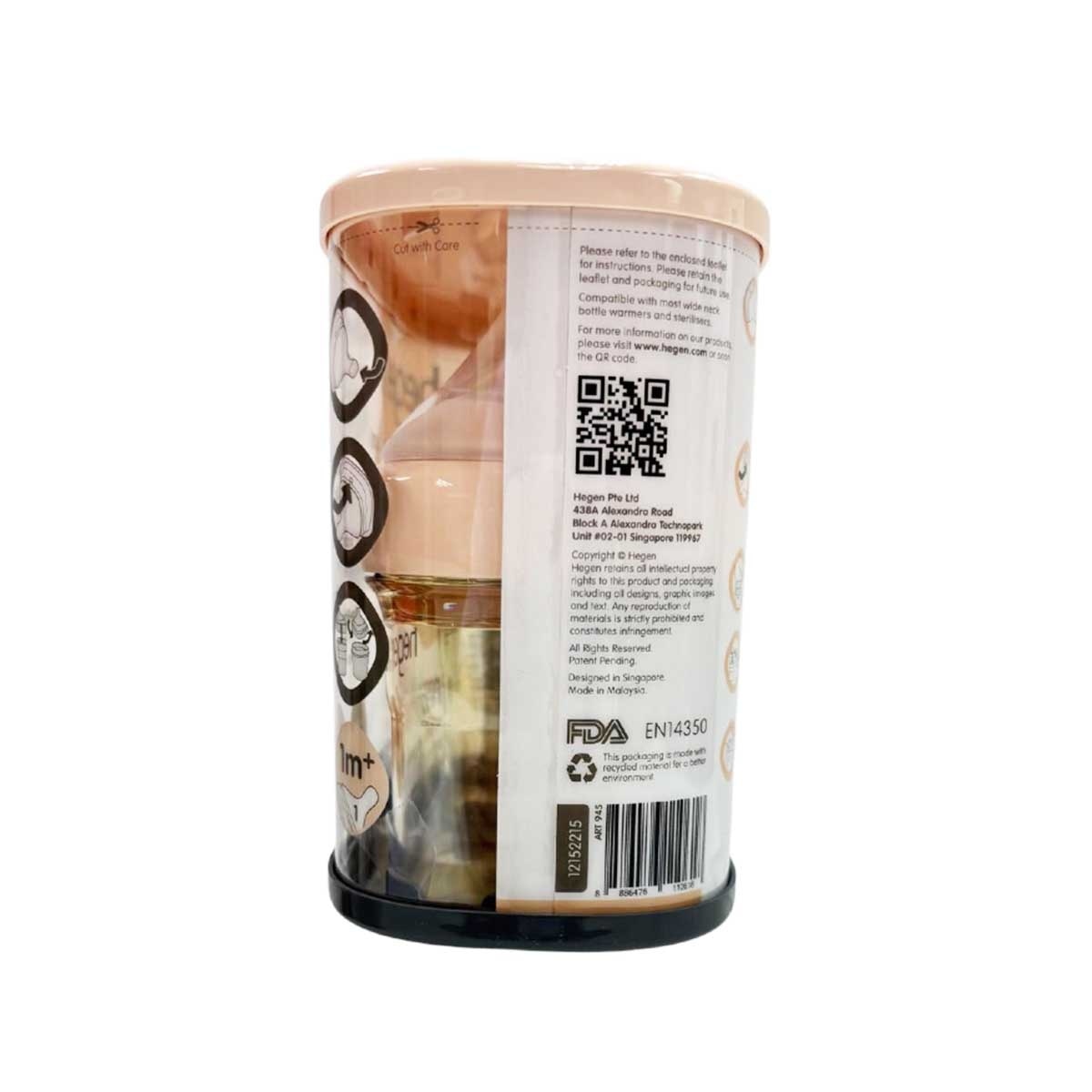 HEGEN Feeding Bottle Ppsu (2-pack) (pink)