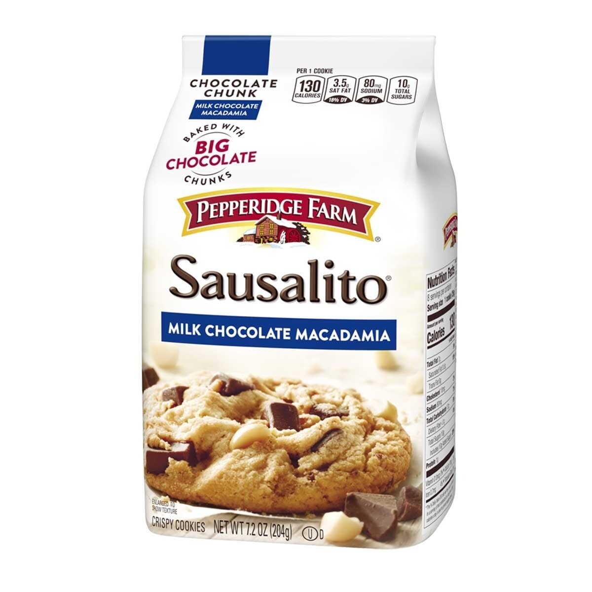 PEPPERIDGE FARM Sausalito Milk Choco Macadamia
