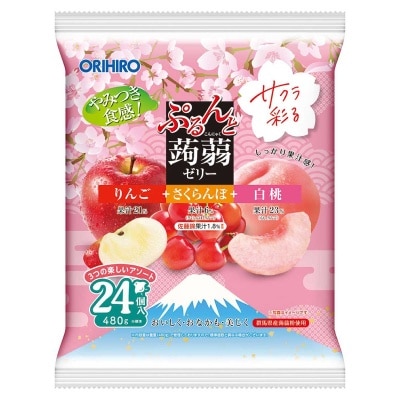 ORIHIRO - Konjac Jelly Pouch Apple Cherry Peach