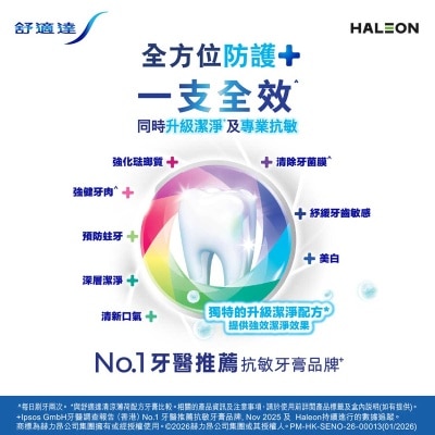 SENSODYNE Sensodyne Complete Protection+ Toothpaste Extra Fresh 2pcs With Limited Edition Toy Story Foldable Travel Bag