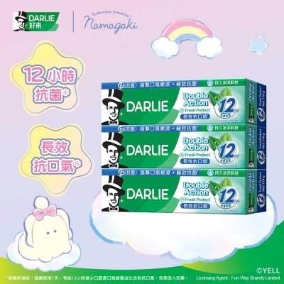 DARLIE Da Protect Toothpaste X 3+glass Jar