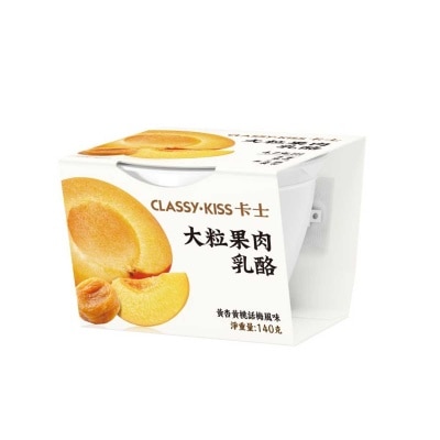 卡士 - 吃酸大粒果肉乳酪黃杏黃桃話梅風味（冷凍０－４°ｃ）