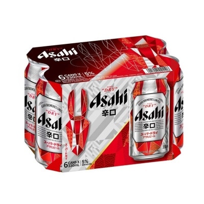 Asahi 朝日 日本版啤酒６罐裝 (隨機發貨) 