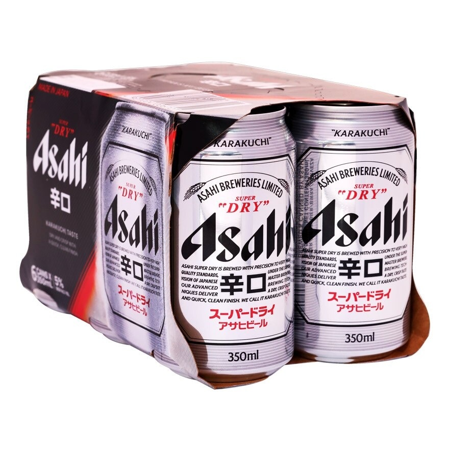 Asahi 朝日 日本版啤酒６罐裝 (隨機發貨) 