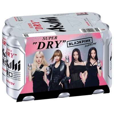 朝日 日本版啤酒６罐裝 (隨機發貨) 