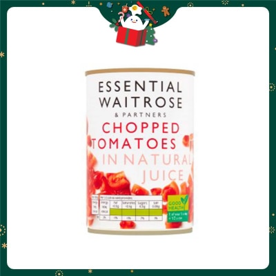 ESSENTIAL WAITROSE Chopped Tomatoes In Natural Juice