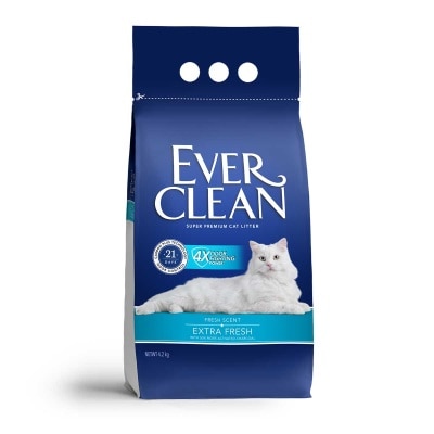 EVER CLEAN - 藍鑽藍標雙重除臭貓砂(微香)4.2公斤