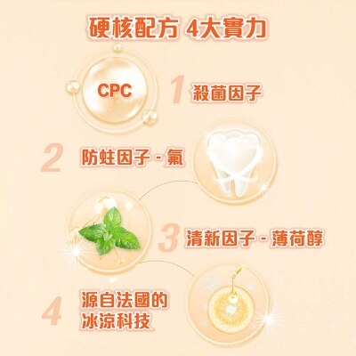 高露潔 高露潔鮮爽柑橘味漱口水500ml兩支裝