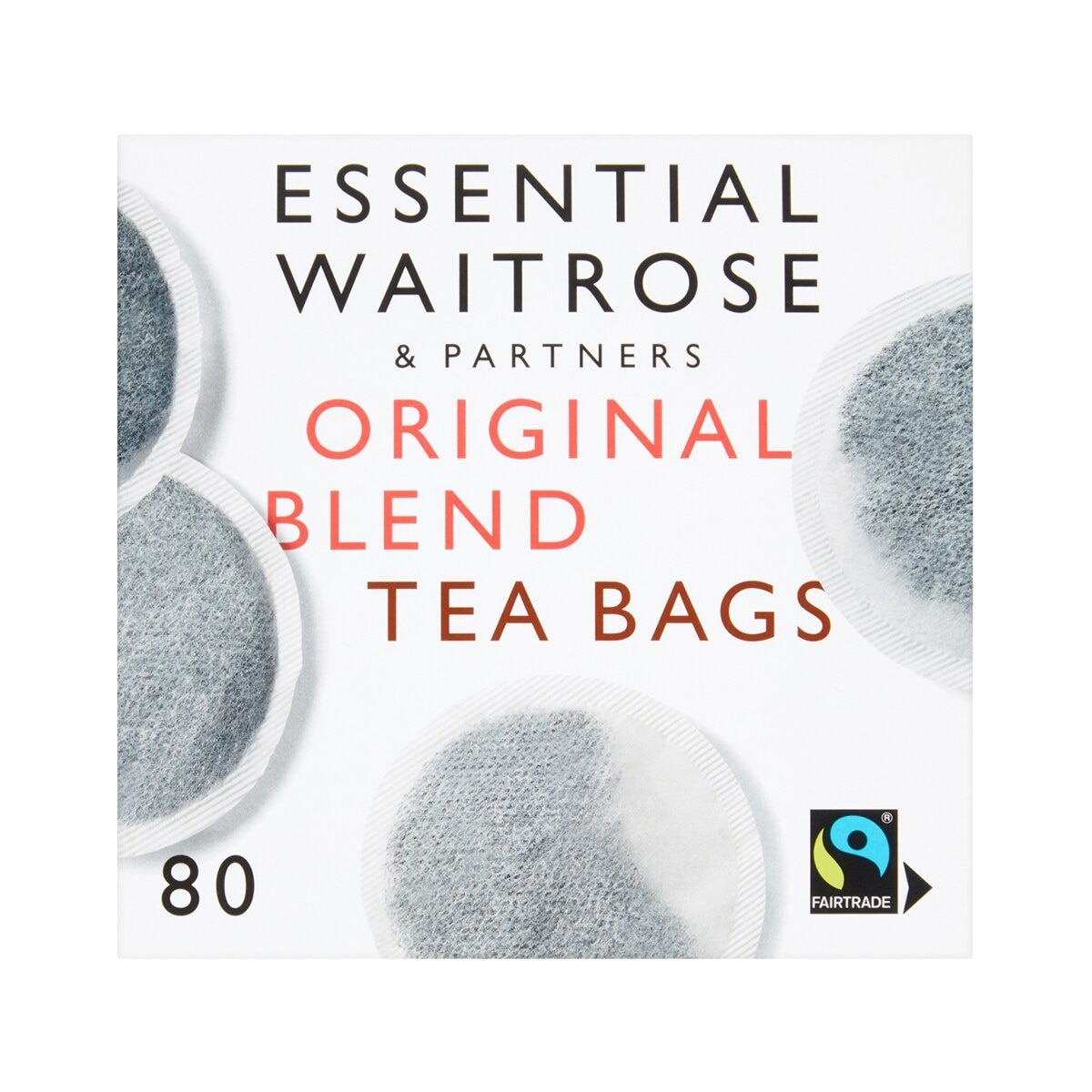 ESSENTIAL WAITROSE Original Blend Round Tea Bag