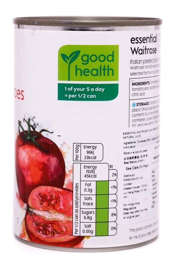 ESSENTIAL WAITROSE Plum Tomatoes In Natural Juice