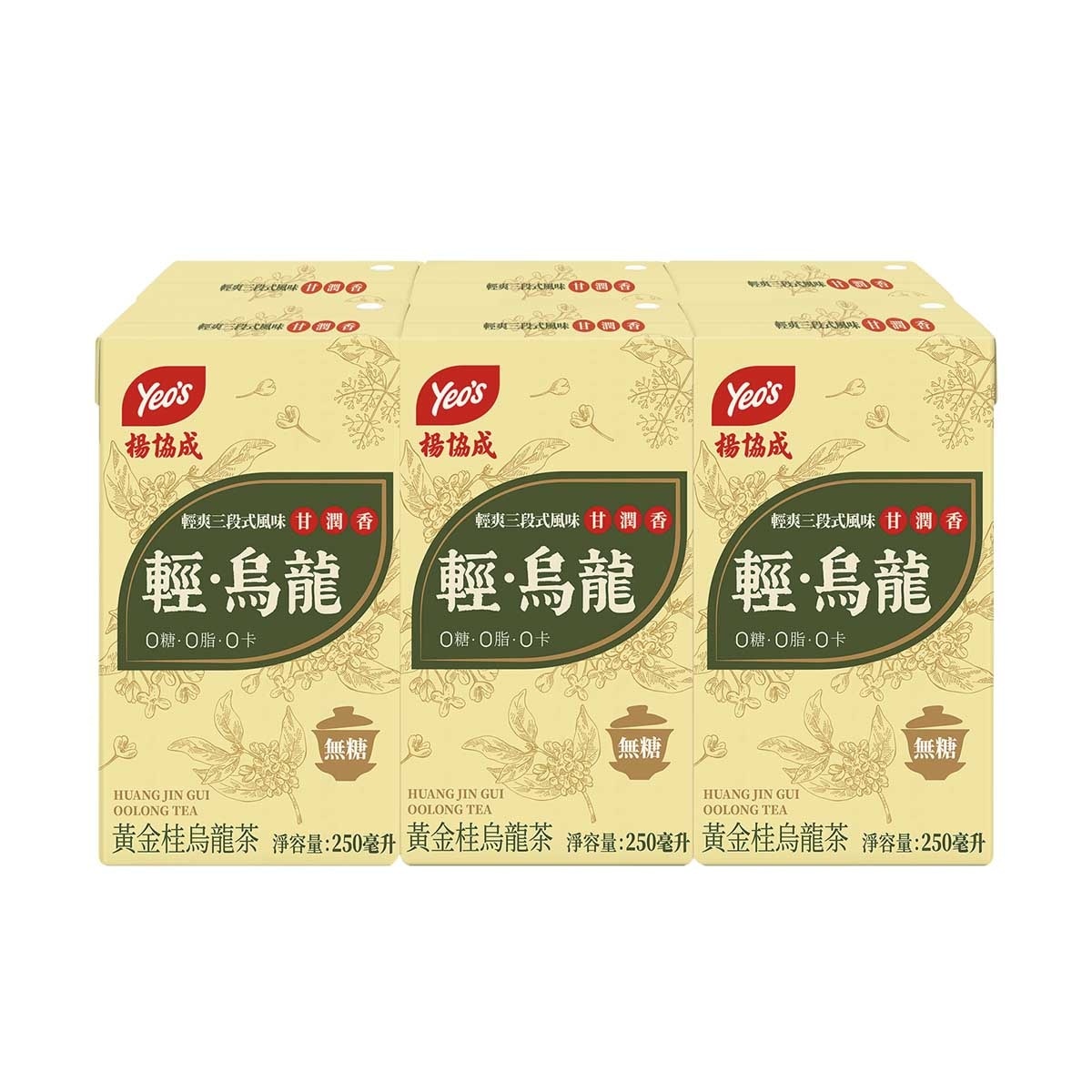 楊協成 楊協成輕烏龍茶250毫升6包裝