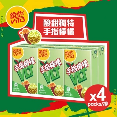 維他 - 大紅袍手指檸檬檸檬茶(4排)