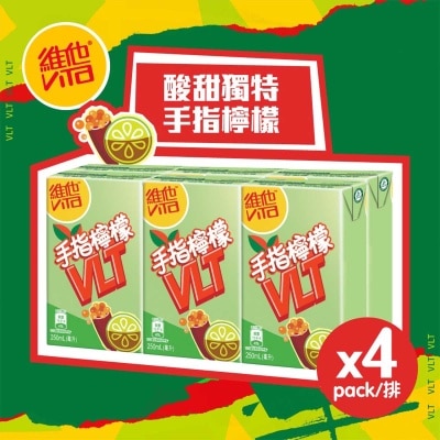 維他 大紅袍手指檸檬檸檬茶(4排) image