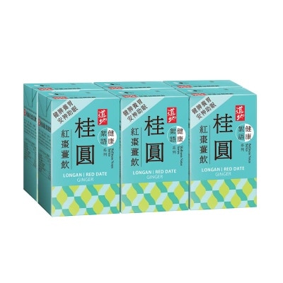 道地 - 道地桂圓紅棗薑飲250mlx6包裝