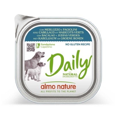 ALMO NATURE 成犬主食餐盒 鱈魚＋青豆 image