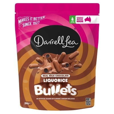 DARRELL LEA Milk Chocolate Liquorice Bullets image