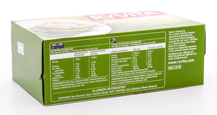 RYVITA Wholegrain Rye Crispbread