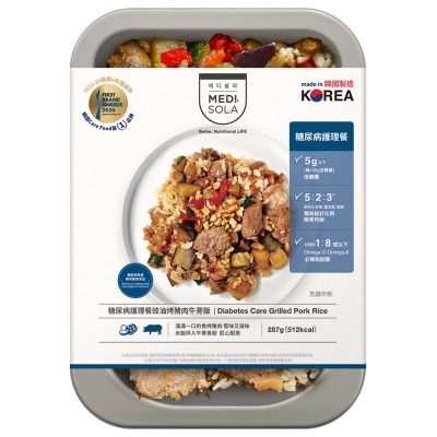 MEDI.SOLA 糖尿病護理餐豉油烤豬肉牛蒡飯