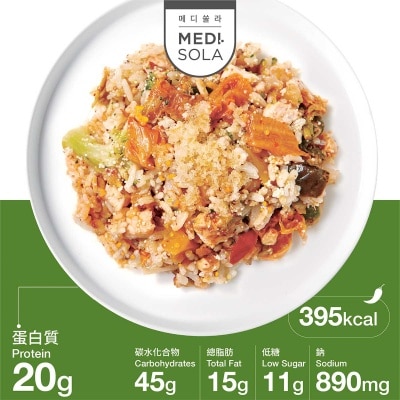 MEDI.SOLA - 癌症護理餐泡菜飛魚籽鷹嘴豆飯
