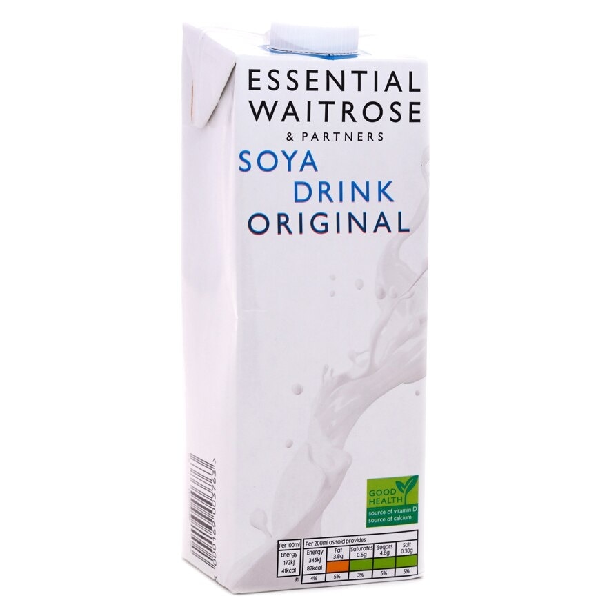 ESSENTIAL WAITROSE Soya Milk Sweetened