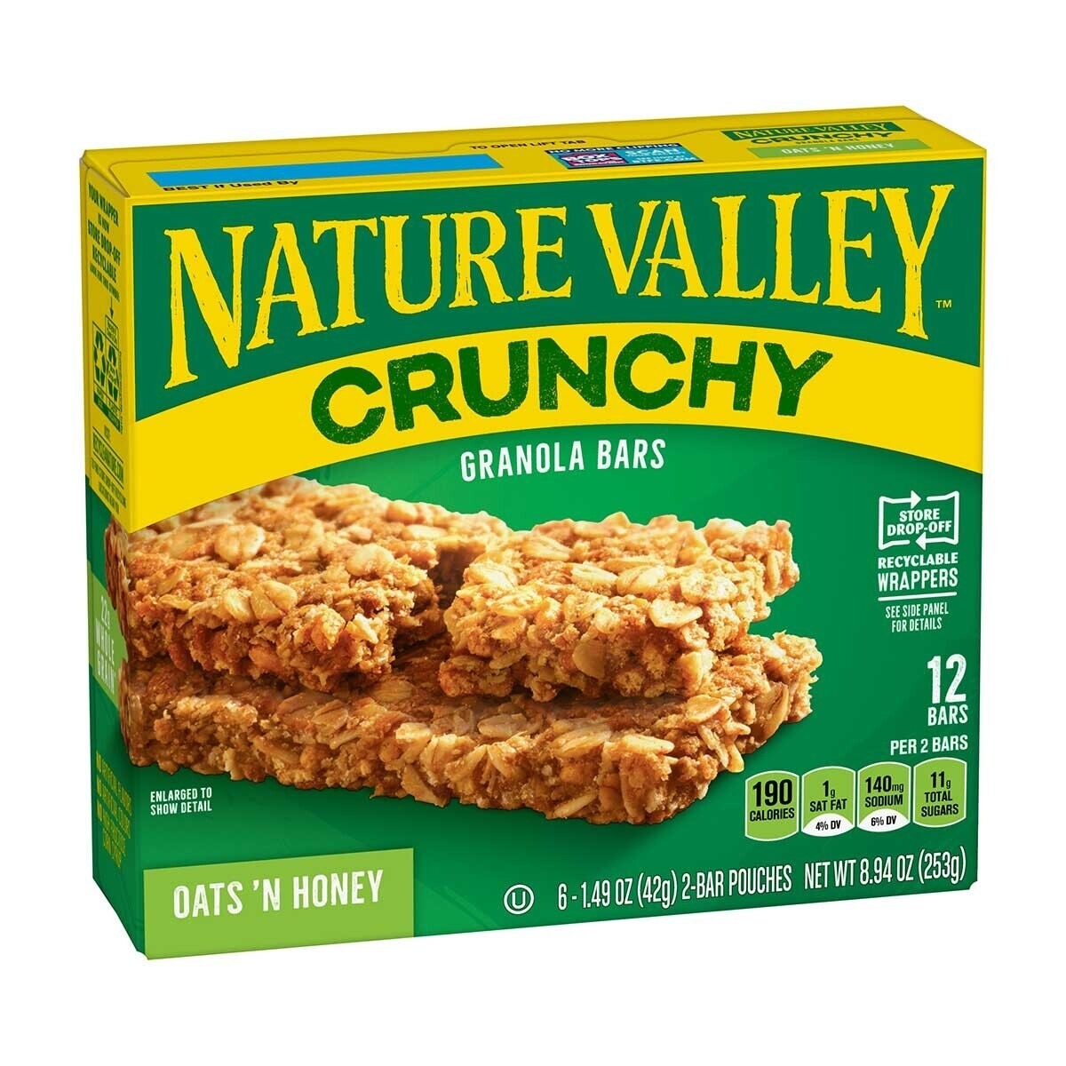 NATURE VALLEY Crunchy Bars - Oats 'n Honey