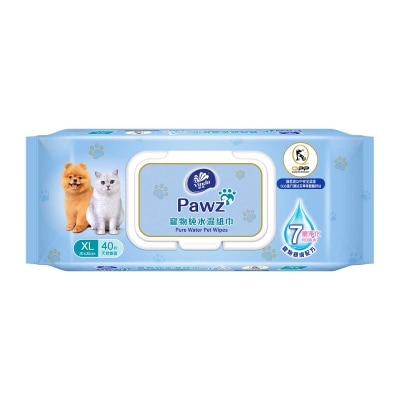 維達 維達 Pawz 寵物純水濕紙巾 (40片)