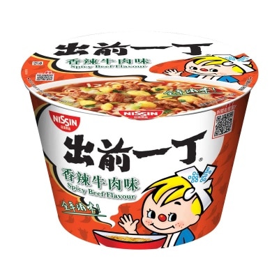 出前一丁 碗麵-香辣牛肉味 (包裝隨機)