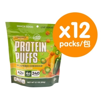 TWIN PEAKS - Jalapeno Cheddar Flav Protein Puffs&nbsp;(12pcs)