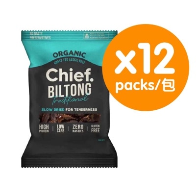 CHIEF. - Traditional Beef Biltong&nbsp;(12pcs)