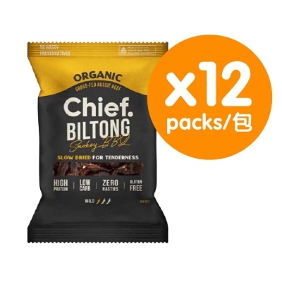 CHIEF. - Smokey Bbq Biltong&nbsp;(12pcs)