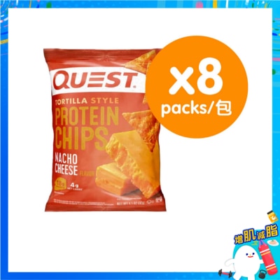 QUEST 玉米片風格芝士醬味蛋白脆片(8件裝) image