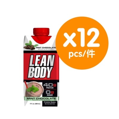 LABRADA - LEAN BODY蛋白飲品  — 薄荷朱古力 (12包)