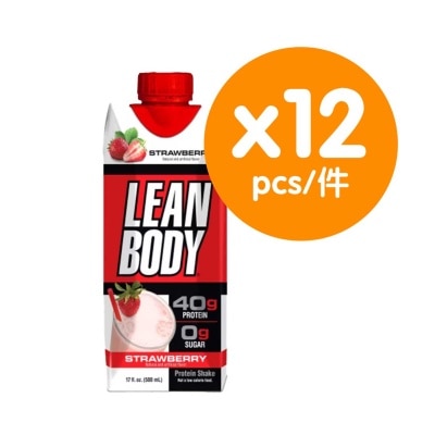 LABRADA - LEAN BODY蛋白飲品  — 士多啤梨 (12包)