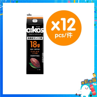 OIKOS 牛奶蛋白飲料可可口味12件裝 image