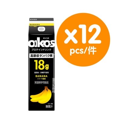 OIKOS - 牛奶蛋白飲料香蕉口味12件裝