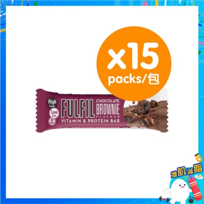FULFIL - 朱克力布朗尼味維生素蛋白棒(12包優惠裝)