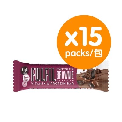 FULFIL - 朱克力布朗尼味維生素蛋白棒(12包優惠裝)