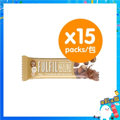 FULFIL - 朱克力榛子味維生素蛋白棒(12包優惠裝)