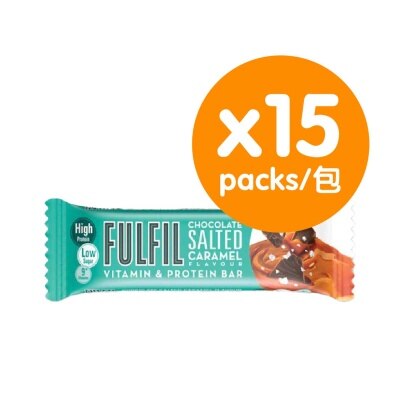 FULFIL - 朱古力焦糖味維生素蛋白棒(12包優惠裝)