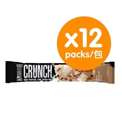 WARRIOR - 白朱古力摩卡味高蛋白棒(12包優惠裝)