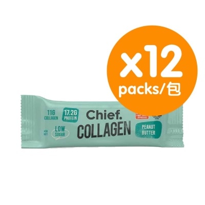 CHIEF. - Collagen Bar - Peanut Butter (12 Packs)