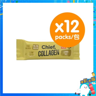 CHIEF. Collagen Bar Lemon Tart 45g Br(12 Packs) image