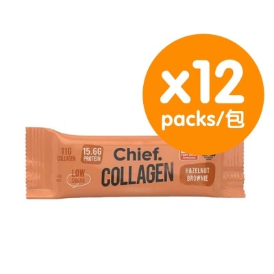 CHIEF. - Collagen Bar - Hazelnut Brownie (12 Packs)