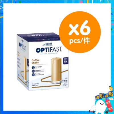 雀巢 Ｏｐｔｉｆａｓｔ瘦身代餐奶昔 咖啡１２包裝（６件）(蛋白奶昔) image
