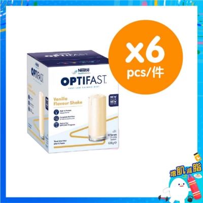 雀巢 - Optifast 瘦身代餐奶昔 雲尼拿 12包裝 (6件)