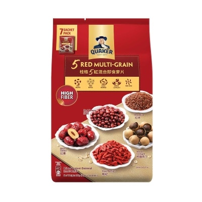 桂格 桂格5紅混合即食麥片30克x7