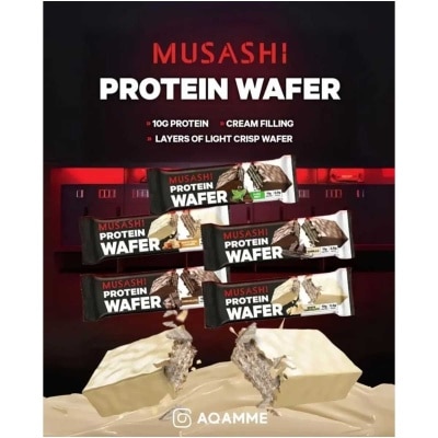 MUSASHI 蛋白威化朱古力（恢復）x12蛋白棒 image