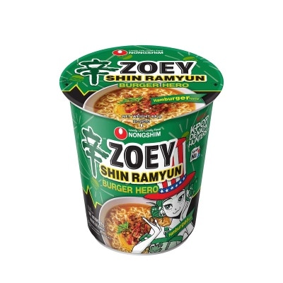 NONG SHIM K-pop Demon Hunters Shin Cup Noodle (hamburger Taste)