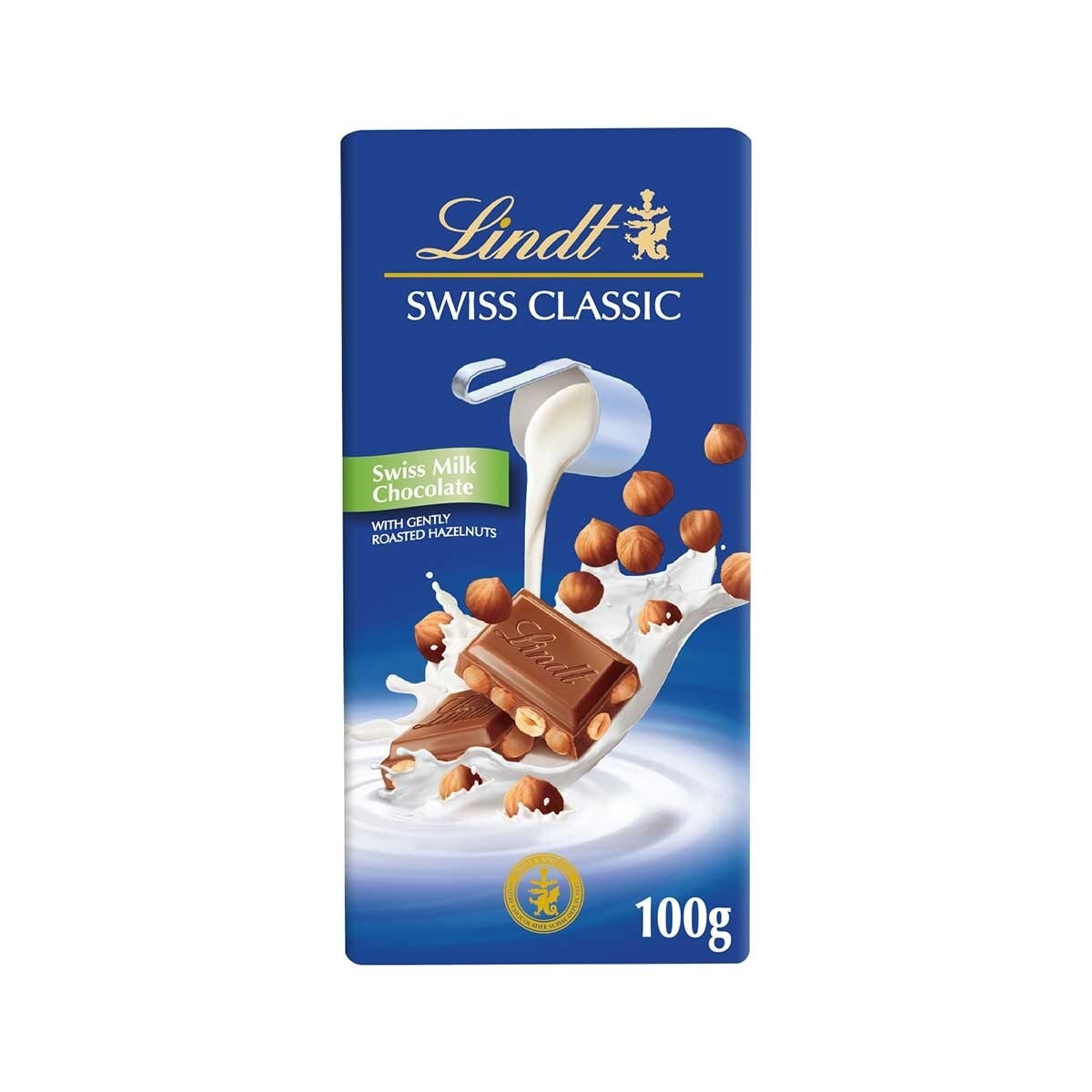 LINDT Swiss Classic Milk Hazelnut 100g