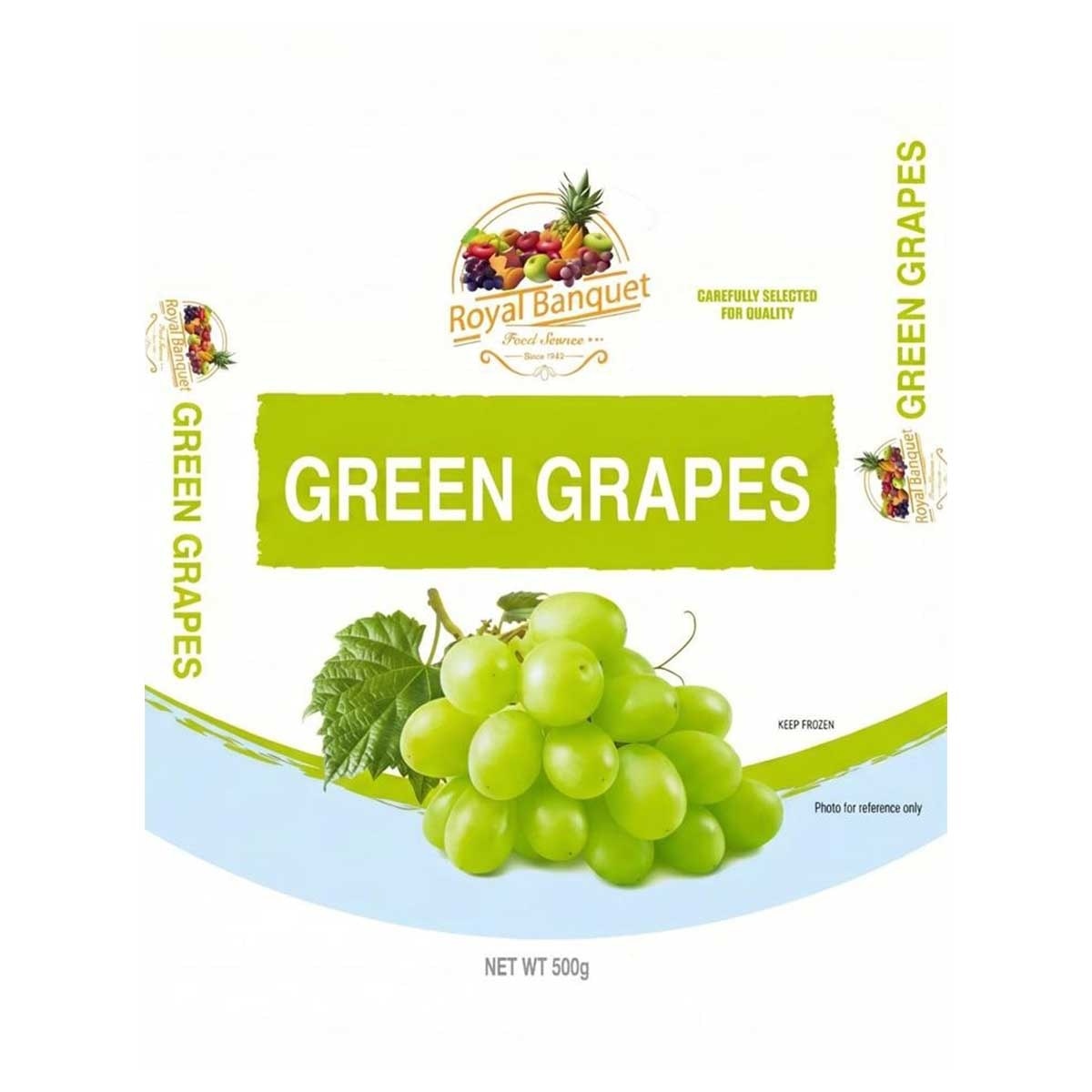 ROYAL BANQUET Green Grape Peeled (frozen 18°c) image